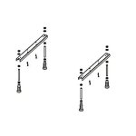     Ideal Standard Nogi do wanny / brodzika uniwersalne B156467 WYPRZEDAŻ MAGAZYNOWA!!
