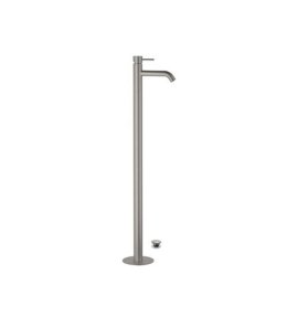 Remer X Style Inox Bateria umywalkowa wolnostojąca z korkiem automatycznym Inox SSX18