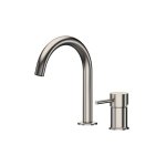 Remer X Style Inox Bateria umywalkowa jednouchwytowa dwuotworowa Inox SSX57