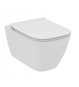    Ideal Standard i.Life S Miska bezrantowa wisząca 48x35,5 + Deska wolnoopadająca slim biały połysk T459201+T532901 WYPRZEDAŻ MAGAZYNOWAI!!