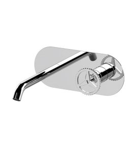 Remer Chrono Bateria umywalkowa jednouchwytowa 190 mm podtynkowa Chrom CH15L