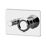 Remer Element Bateria wannowo-natryskowa podtynkowa 2-drożna - element zewnętrzny Chrom ET09HRG