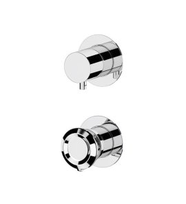 Remer Element Bateria wannowo-natryskowa podtynkowa 2-drożna - element zewnętrzny Chrom ET92PWB
