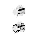 Remer Element Bateria wannowo-natryskowa podtynkowa 2-drożna - element zewnętrzny Chrom ET92PWB