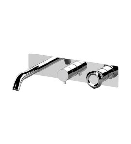 Remer Element Bateria wannowo-natryskowa podtynkowa bez zestawu natryskowego 2-drożna - element zewnętrzny Chrom ET54D2WB