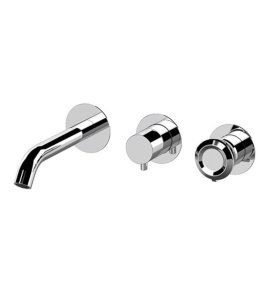Remer Element Bateria wannowo-natryskowa podtynkowa bez zestawu natryskowego 2-drożna - element zewnętrzny Chrom ET54D2PWB