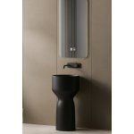  Galatea Design Tulips Umywalka wolnostojąca ∅42 z korkiem klik klak czarny mat GDLT054AMB+GDPLCEMB