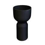  Galatea Design Tulips Umywalka wolnostojąca ∅42 z korkiem klik klak czarny mat GDLT054AMB+GDPLCEMB