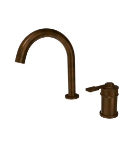 Remer Atelier Bateria umywalkowa jednouchwytowa dwuotworowa Oil Bronze AL57BR