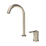 Remer Atelier Bateria umywalkowa jednouchwytowa wysoka dwuotworowa Visual Inox AL57LXV