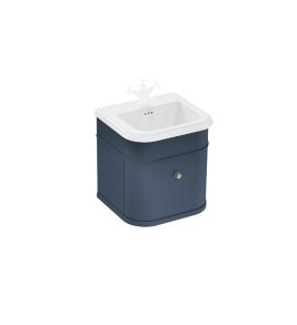  Burlington Chalfont Szafka podumywalkowa z szufladą bez uchwytu 55x47 blue CH55B