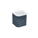  Burlington Chalfont Szafka podumywalkowa z szufladą bez uchwytu 55x47 blue CH55B