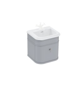  Burlington Chalfont Szafka podumywalkowa z szufladą bez uchwytu 55x47 grey CH55G