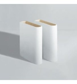      Flaminia Noga ceramiczna do zlewu 44cm biała 1szt. 3491/BIS WYPRZEDAŻ MAGAZYNOWA!!