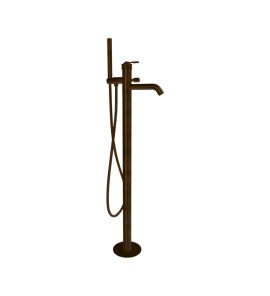 Remer Atelier Bateria wannowo-natryskowa wolnostojąca z zestawem natryskowym Oil Bronze AL08BR