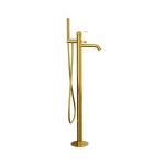 Remer Atelier Bateria wannowo-natryskowa wolnostojąca z zestawem natryskowym Shiny Gold AL08DO