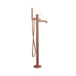 Remer Atelier Bateria wannowo-natryskowa wolnostojąca z zestawem natryskowym Brushed Copper AL08RP