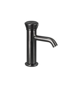 Remer Element Bateria umywalkowa jednouchwytowa bez korka Brushed Black Chrome ET12CFP
