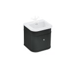  Burlington Chalfont Szafka pod umywalkę z szufladą bez uchwytu 55x47 black mat CH55MB