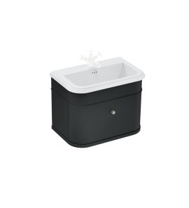 Burlington Chalfont Szafka pod umywalkę z szufladą 75x47 black matt CH75MB