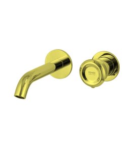 Remer Element Bateria umywalkowa jednouchwytowa 170 mm podtynkowa Shiny Gold ET15PDO