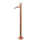 Remer Chrono Bateria umywalkowa wolnostojąca z korkiem klik-klak Brushed Copper CH18RP