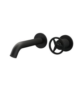 Remer Chrono Bateria umywalkowa jednouchwytowa 170 mm podtynkowa Matt Black CH15PNO