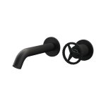 Remer Chrono Bateria umywalkowa jednouchwytowa 190 mm podtynkowa Matt Black CH15PLNO