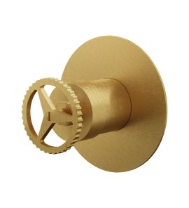 Remer Chrono Bateria wannowo-natryskowa podtynkowa Brushed Gold CH30LBG