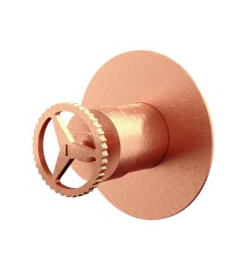 Remer Chrono Bateria wannowo-natryskowa podtynkowa Brushed Copper CH30LRP