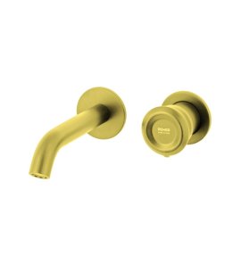 Remer Element Bateria umywalkowa jednouchwytowa 170 mm podtynkowa Brushed Gold ET15PBG