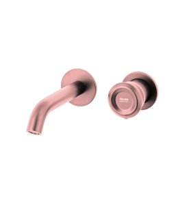 Remer Element Bateria umywalkowa jednouchwytowa 170 mm podtynkowa Brushed Copper ET15PRP