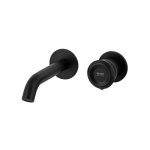 Remer Element Bateria umywalkowa podtynkowa 170 mm - element zewnętrzny Matt Black ET15PWBNO