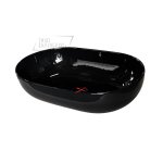 Flaminia App Umywalka stawiana na blat 62x40 cm Nero AP62ANER