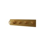 Remer Chrono Bateria wannowo-natryskowa podtynkowa 3-drożna - element zewnętrzny Brushed Gold CH98D3WBBG