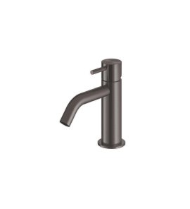 Hotbath Archie Bateria umywalkowa jednouchwytowa Gun Metal PVD AR003.BGP