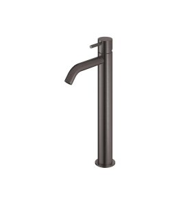 Hotbath Archie Bateria umywalkowa Wysoka jednouchwytowa Gun Metal PVD AR003H.BGP