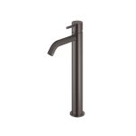 Hotbath Archie Bateria umywalkowa Wysoka jednouchwytowa Gun Metal PVD AR003H.BGP