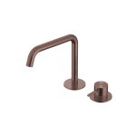 Hotbath Archie Bateria umywalkowa nablatowa Brushed Copper PVD AR023.BCP