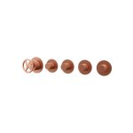 Remer Chrono Bateria wannowo-natryskowa podtynkowa 4-drożna - element zewnętrzny Brushed Copper CH98D4PWBRP