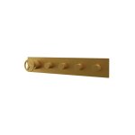Remer Chrono Bateria wannowo-natryskowa podtynkowa 4-drożna - element zewnętrzny Brushed Gold CH98D4WBBG