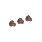 Hotbath Archie Bateria natryskowa termostatyczna podtynkowa z dwoma zaworami - element zewnętrzny Brushed Copper PVD AR7067.BCP