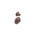 Hotbath Archie Bateria natryskowa termostatyczna podtynkowa z 1 zaworem odcinającym - element zewnętrzny Brushed Copper PVD ARHR1.BCP