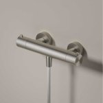 Hotbath Archie Bateria natryskowa termostatyczna ścienna Steel Brushed AR088.IX