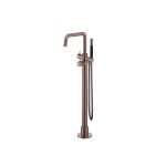 Hotbath Archie Bateria wannowa wolonostojąca ze słuchawką prysznicową i wężem prysznicowym Brushed Copper PVD AR087.BCP