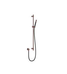Hotbath Archie Drążek prysznicowy ze słuchawką, wężem PVC i przyłączem ściennym węża Brushed Copper PVD AR317.BCP
