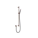 Hotbath Archie Drążek prysznicowy ze słuchawką, wężem PVC i przyłączem ściennym węża Brushed Copper PVD AR317.BCP