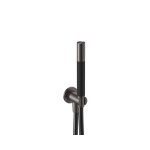 Hotbath Archie Zestaw prysznicowy przyłączem kątowym ścienny Gun Metal PVD AR430.BGP