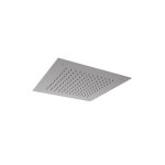 Hotbath Archie Deszczownica podtynkowa sufitowa 380x380 mm Steel Brushed AR110.IX
