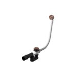 Hotbath Archie Odpływ wannowy z przelewem Brushed Copper PVD AR132.BCP
